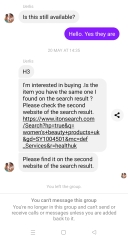 Facebook selling scammers