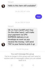 Facebook selling scammers