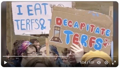 Sex Matters video on TRA violence and letter to Rishi Sunak