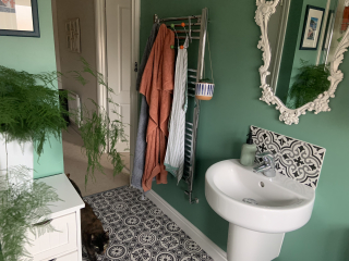 How to make the bathroom less prison-y