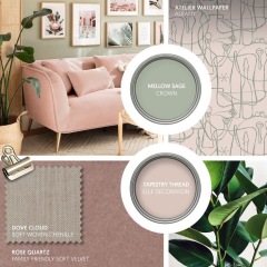 Design/ style help for dated living room - pics included