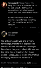 Who has most disappointed you?