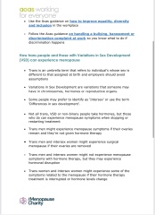 Menopause bin fire - ACAS this time.