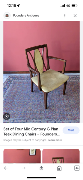 What would go with this 1980s dining table?