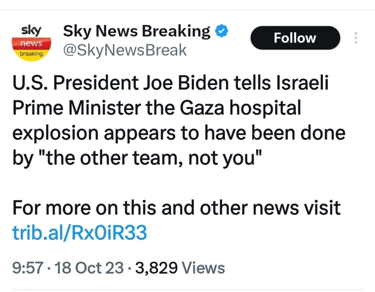 To think its not okay to great gazans as israel has been