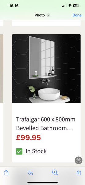 Bathroom mirror inspo please