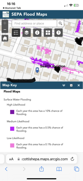 Buyers Beware of property HIGH flood risk - check using link in thread