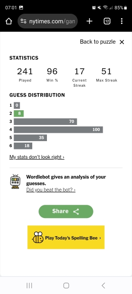 Your Wordle Stats