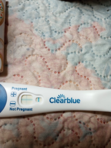 Faint positive Clear Blue