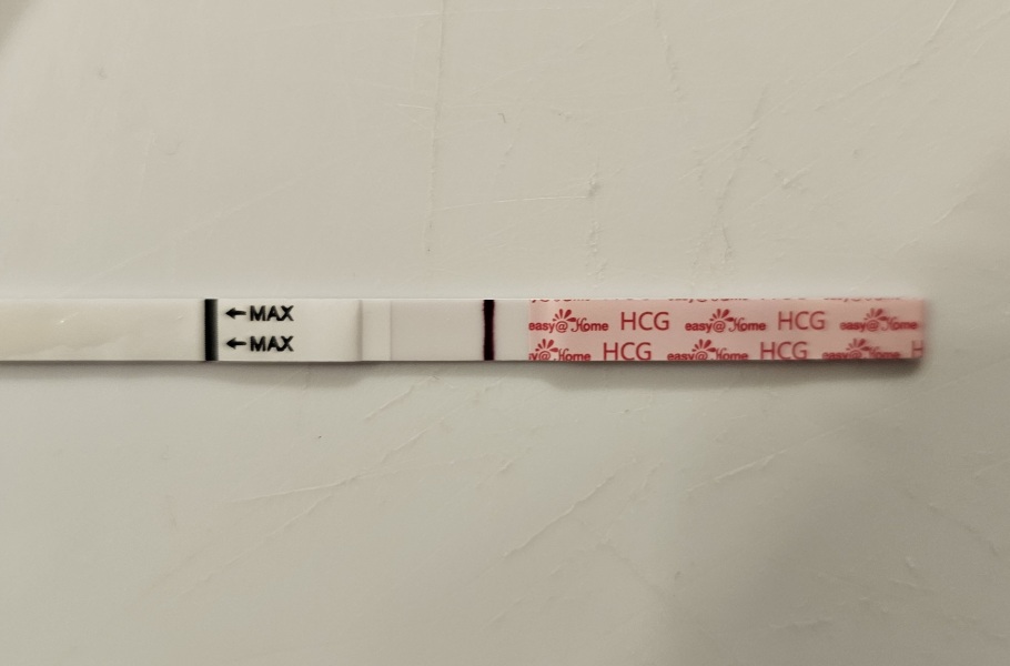 Is this a faint positive or an indent