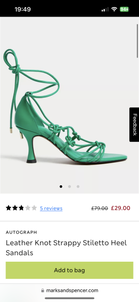 Driven crazy by women’s shoes in the high street