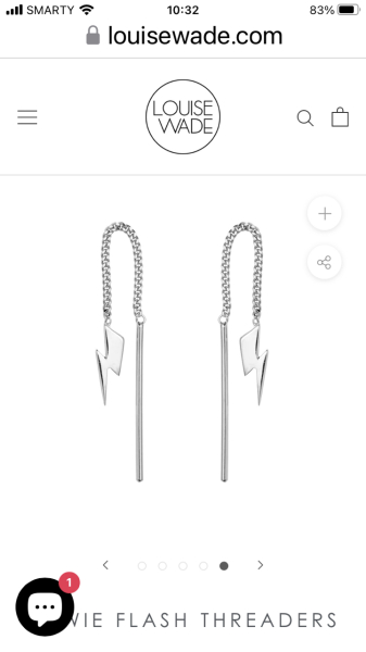 'edgy' earrings