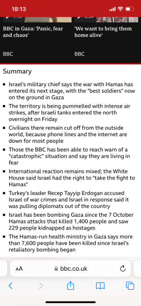 6500 Dead: "Creating a severe humanitarian crisis is a necessary means to achieve the goal. Gaza will become a place where no human being can exist" Israeli Military Official
