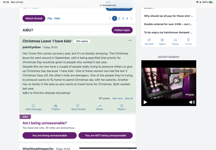 Adverts with sound Again