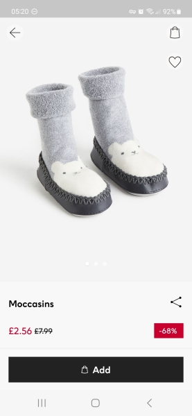 Why can't I find suitable baby slippers?