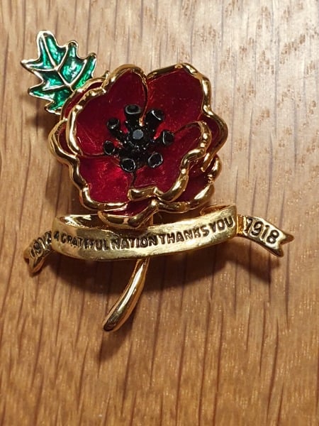 To not wear a poppy?