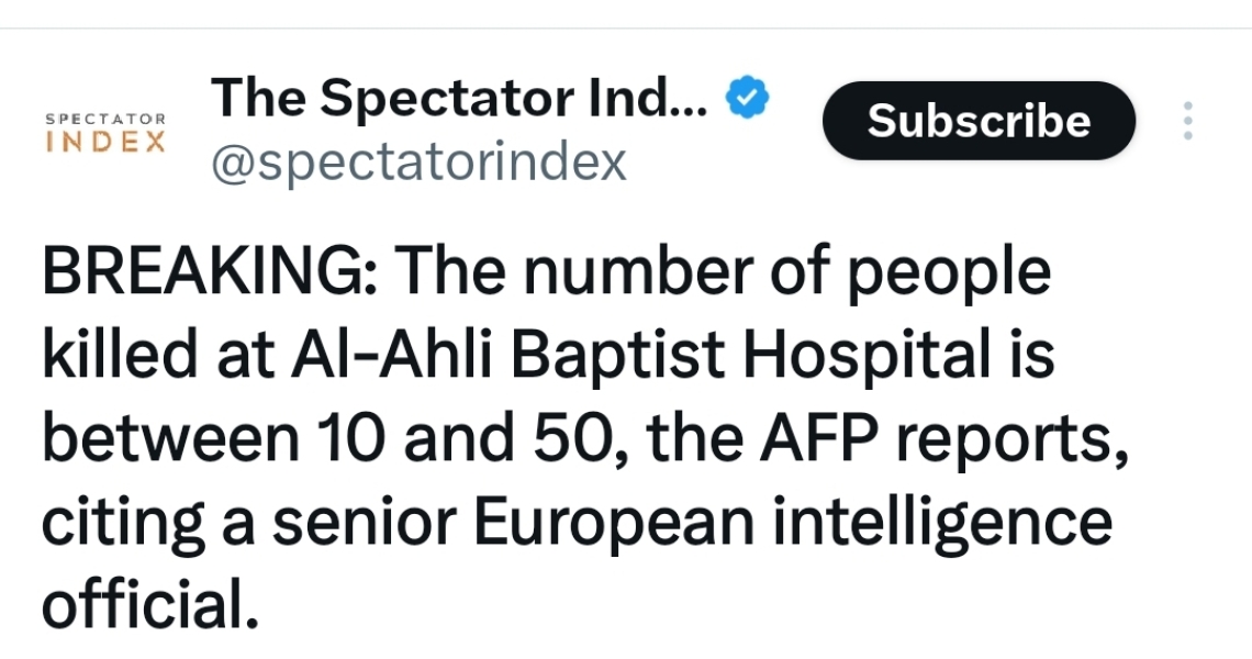 Do we actually know who bombed the hospital in Gaza yet?