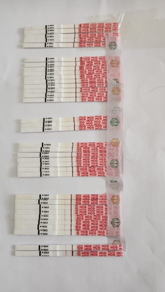 Lines the same as 12dpo at 14dpo