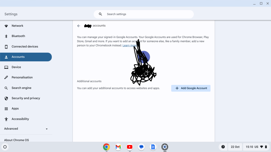 Youtube issue - no option ANYWHERE to log out! Any help appreciated!