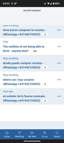 Multiple counterfeit money threads