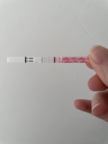Pregnancy test is getting lighter everyday