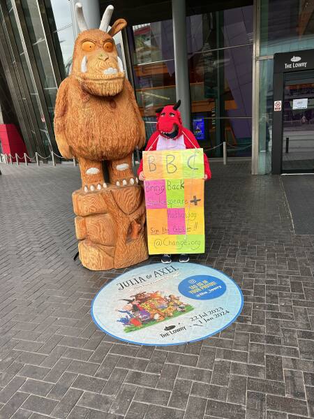 Dora the Dragon at the BBC