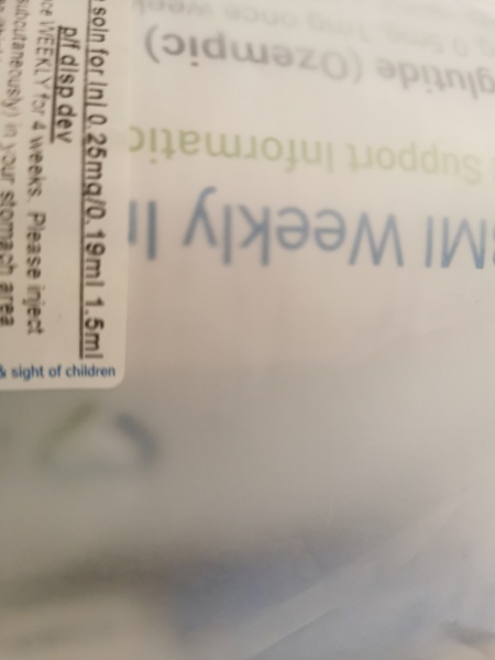 Has anyone got to the end of a 0.25mg wegovy pen yet?
