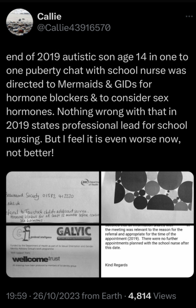 School nurse advised autistic 14 yr old to take puberty blockers