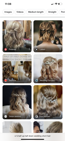 Wedding hair