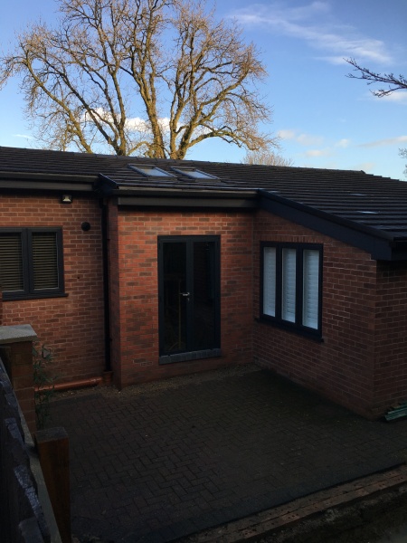Extension roof