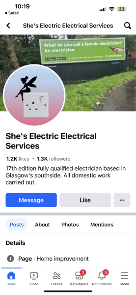 Would it be crazy to retrain as a female electrician?