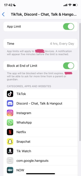 to be tearing my hair out at Apple Screentime