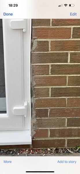Is this how French doors should be finished?