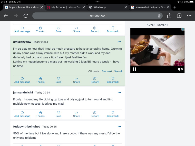 Adverts with sound Again