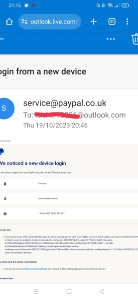What could this scam be...