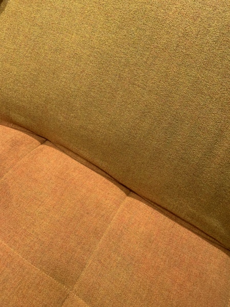 Why is my sofa orange after cleaning it?