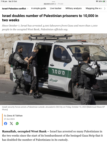 To think it’s turning into genocide in real time