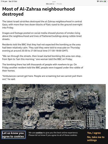 To think it’s turning into genocide in real time