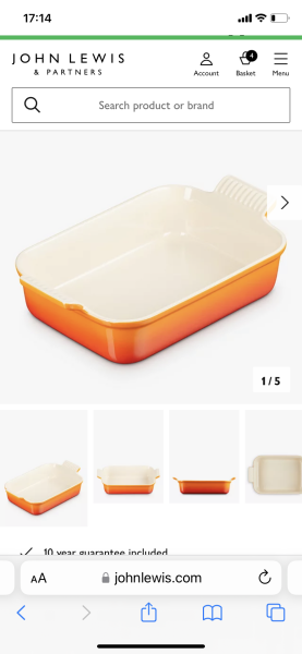 Le Creuset oven dish. Is it worth it?