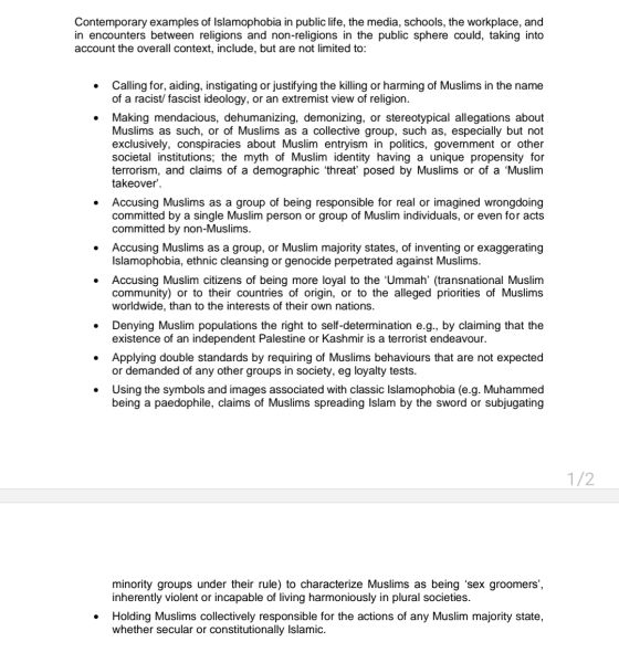 To share the actual definition of antisemitism