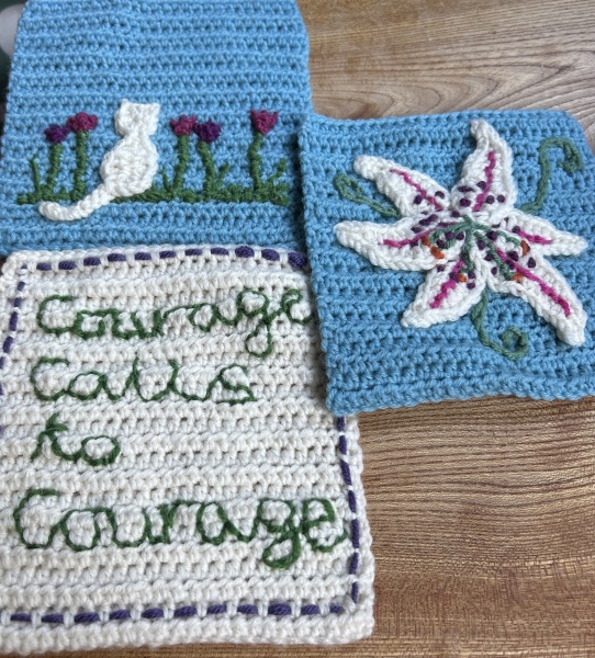 Woolly Hugs: A blanket in memory of JanH.