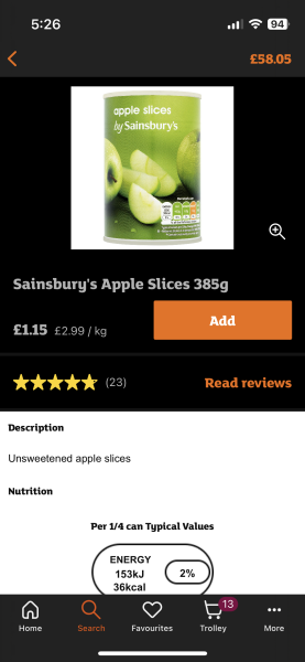 Tinned potatoes are fantastic