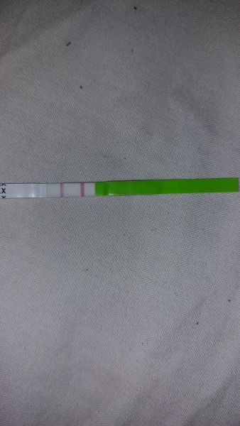 Really dark ovulation test day after period