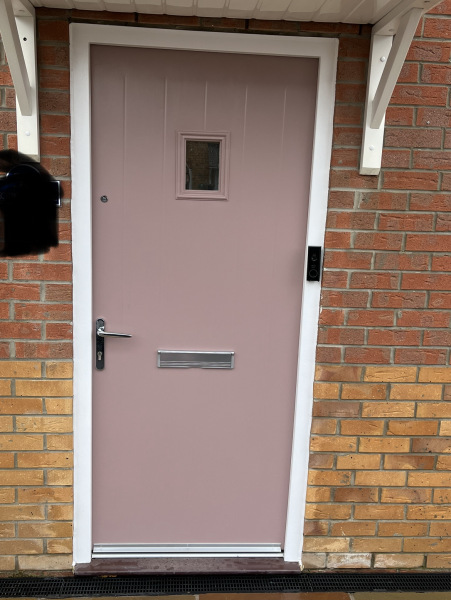 Can I see you pale pink front doors ?