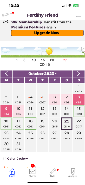 Bleeding 5days past ovulation