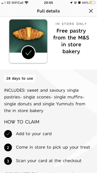 Do I win the prize for the worst freebie ever on sparks card?