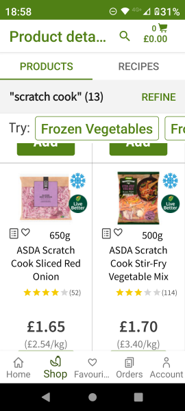Do supermarkets exclude cheaper products from online shopping availablity?