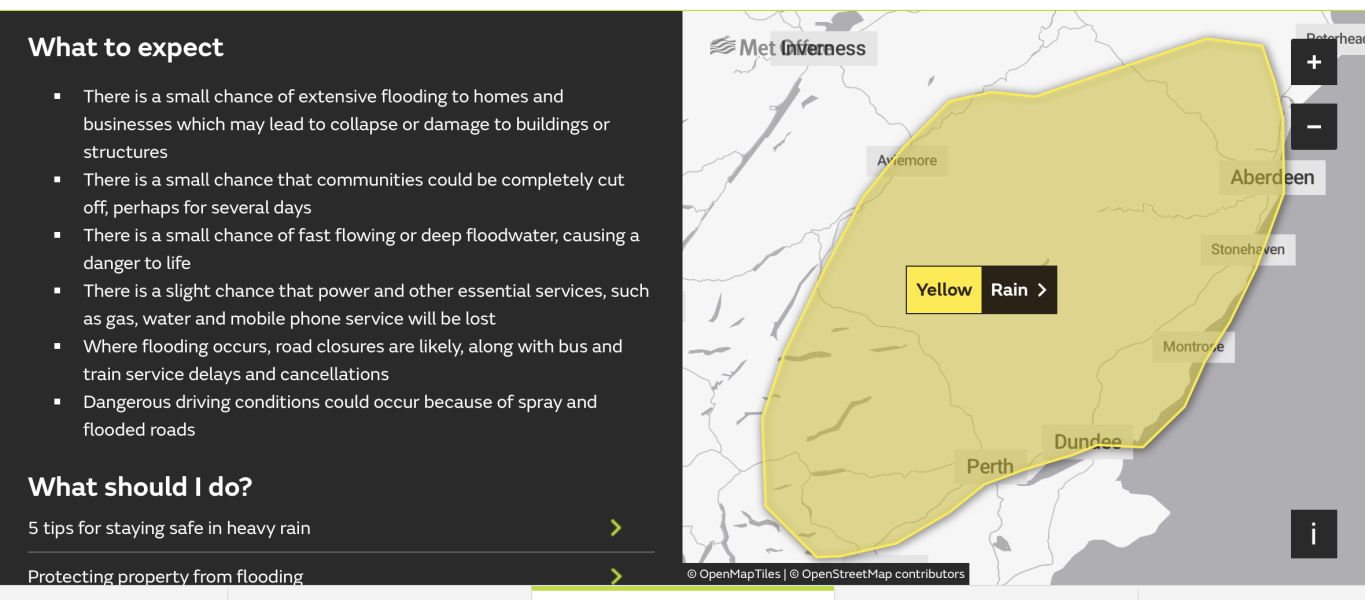 Storm Babet - Extreme rainfall NE Scotland and widely elsewhere*