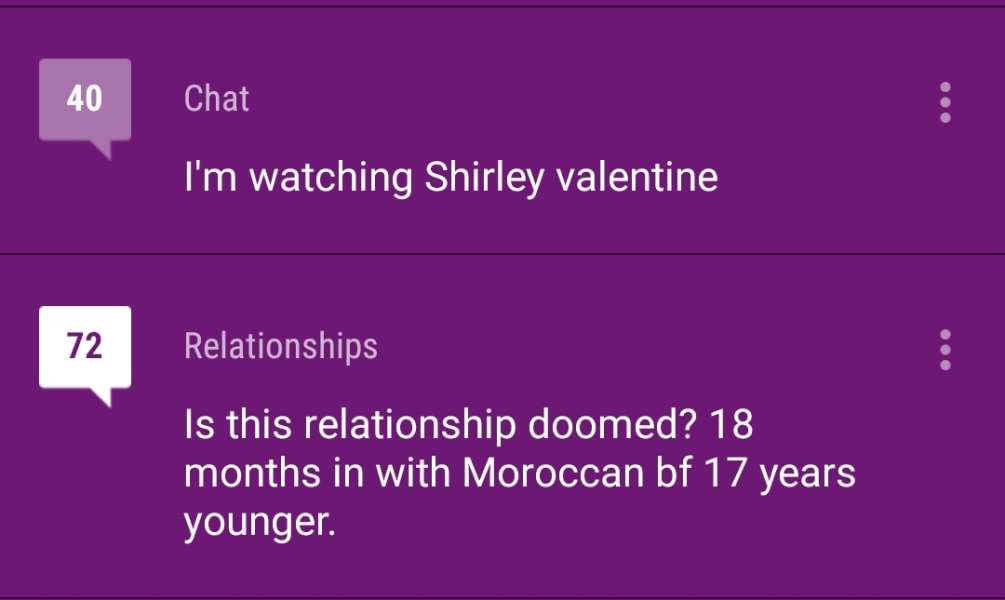 Is this relationship doomed? 18 months in with Moroccan bf 17 years younger.