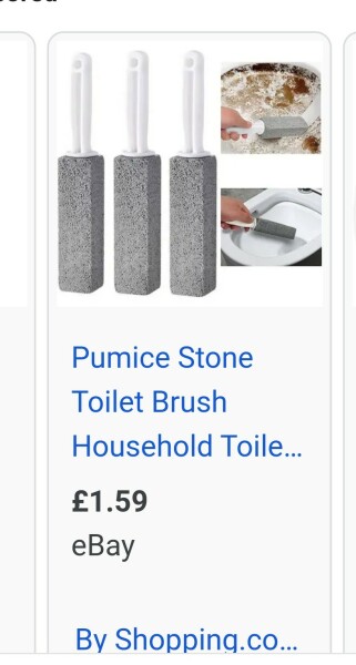 Toilet limescale? I’m not sure
